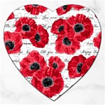 love poppies Jigsaw Puzzle (Heart)