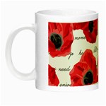 love poppies Night Luminous Mug