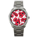 love poppies Sport Metal Watch