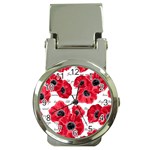 love poppies Money Clip Watch