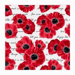 love poppies Medium Glasses Cloth (2 Sides)