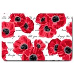 love poppies Large Doormat