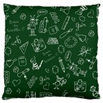 back to school doodles Large Cushion Case (One Side)