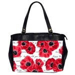 love poppies Oversize Office Handbag (2 Sides)