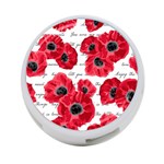 love poppies 4-Port USB Hub (One Side)