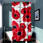 love poppies Shower Curtain 36  x 72  (Stall)