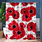 love poppies Shower Curtain 60  x 72  (Medium)