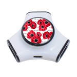 love poppies 3-Port USB Hub