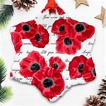 love poppies Ornament (Snowflake)