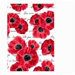 love poppies Small Garden Flag (Two Sides)