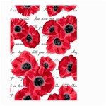 love poppies Large Garden Flag (Two Sides)