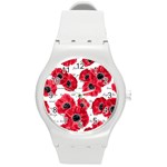 love poppies Round Plastic Sport Watch (M)