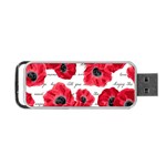 love poppies Portable USB Flash (One Side)