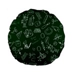 back to school doodles Standard 15  Premium Round Cushion 