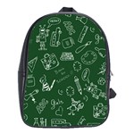 back to school doodles School Bag (XL)