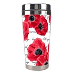 love poppies Stainless Steel Travel Tumbler