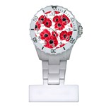 love poppies Plastic Nurses Watch