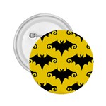 yellow bats 2.25  Button