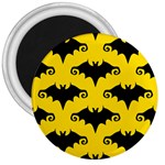 yellow bats 3  Magnet