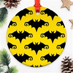 yellow bats Ornament (Round)