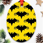 yellow bats Ornament (Oval)