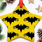 yellow bats Ornament (Star)