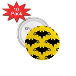 yellow bats 1.75  Button (10 pack) 