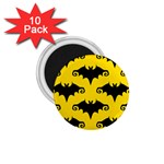 yellow bats 1.75  Magnet (10 pack) 