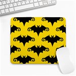 yellow bats Large Mousepad