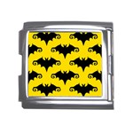 yellow bats Mega Link Italian Charm (18mm)