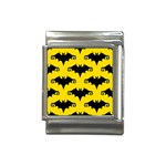 yellow bats Italian Charm (13mm)