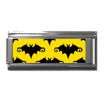 yellow bats Superlink Italian Charm (9mm)