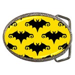 yellow bats Belt Buckle