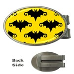 yellow bats Money Clip (Oval)