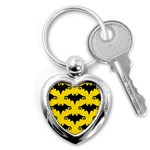 yellow bats Key Chain (Heart)