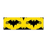 yellow bats Sticker (Bumper)