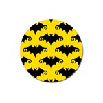 yellow bats Magnet 3  (Round)