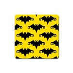 yellow bats Magnet (Square)