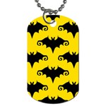 yellow bats Dog Tag (One Side)