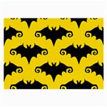 yellow bats Large Glasses Cloth