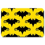 yellow bats Large Doormat