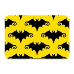 yellow bats Plate Mat