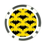 yellow bats Poker Chip Card Guard