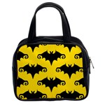 yellow bats Classic Handbag (Two Sides)