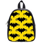 yellow bats School Bag (Small)