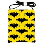 yellow bats Shoulder Sling Bag