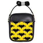 yellow bats Girls Sling Bag