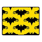 yellow bats Fleece Blanket (Small)