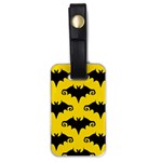 yellow bats Luggage Tag (one side)