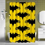 yellow bats Shower Curtain 48  x 72  (Small)